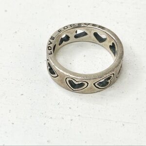 Brighton Sterling Love Forever Ring Size 5.5